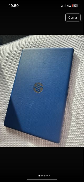 Portátil HP Azul con Cargador