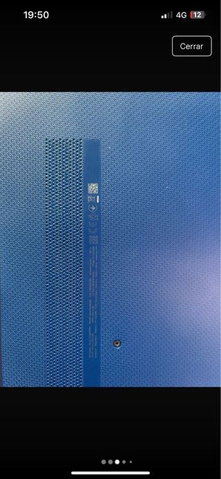 Portátil HP Azul con Cargador