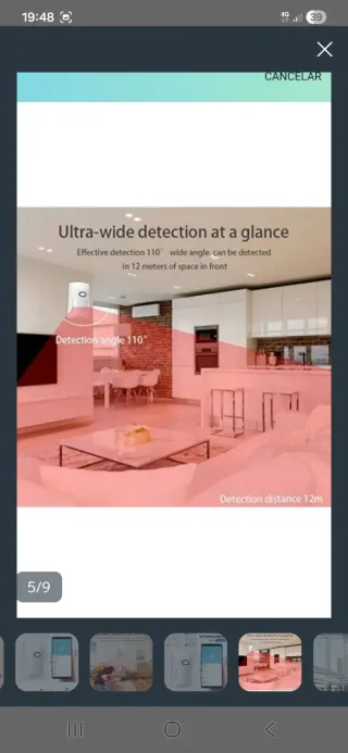 Detector de movimiento Wi-Fi pir motion