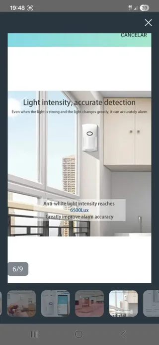 Detector de movimiento Wi-Fi pir motion