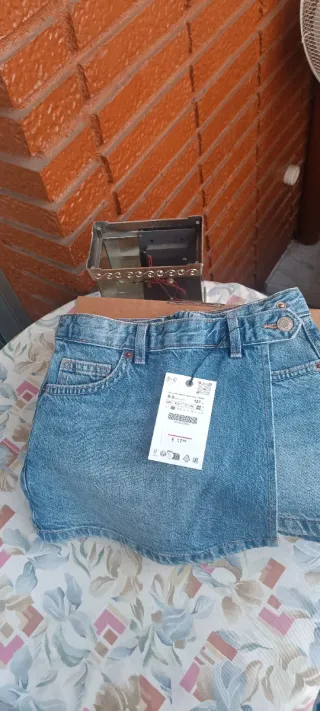 Falda vaquera niña ZARA