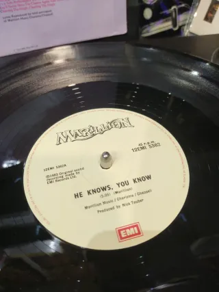 Marillion He Knows You Know Maxi Single Vinilo