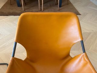 Sillón Paulistano Cuero y Metal