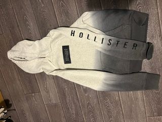 Sudadera Hollister Gris Degradado