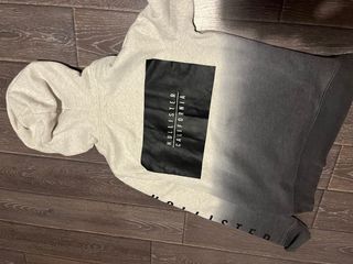 Sudadera Hollister Gris Degradado