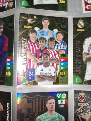 Cartas de fútbol Panini LaLiga
