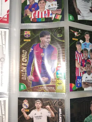Cartas de fútbol Panini LaLiga