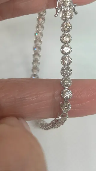 Pulsera Tennis de Diamantes Naturales – 5.00CT