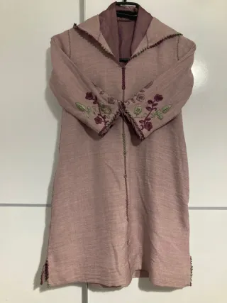 Jlaba Marroquí Rosa/Morado Talla Única