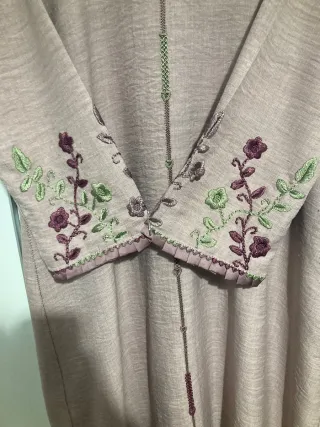 Jlaba Marroquí Rosa/Morado Talla Única