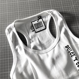 Camiseta blanca frase Piruleta, sin estrenar, S/M