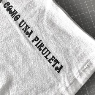 Camiseta blanca frase Piruleta, sin estrenar, S/M