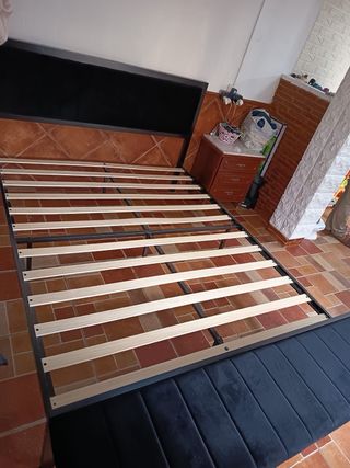 Base Cama Tapiflex con Cabecero negro