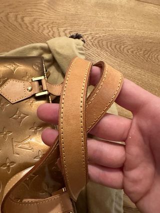 Bolso Louis Vuitton Marrón Dorado