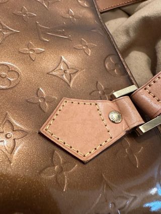 Bolso Louis Vuitton Marrón Dorado