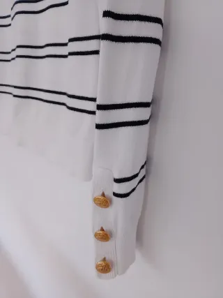 Jersey Rayas Brooks Brothers Red Fleece Talla S