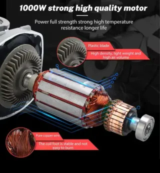 Radial eléctrica 1000W 6 velocidades