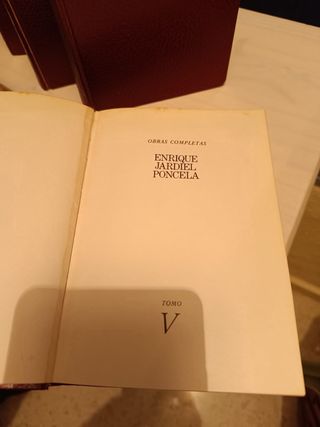 Obra completa de Enrique Jardiel Poncela, 6 tomos