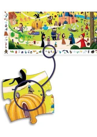 Puzzle 54 piezas observación PERSONJES DE CUENTOS
