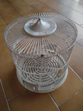 Jaula para pájaros de aluminio