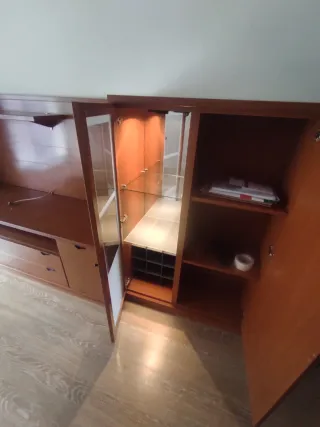 Mueble de salón modular madera