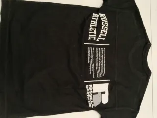 Camiseta Negra Russell Athletic Niñoñ