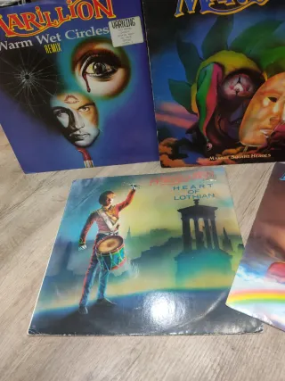 Lote 5 Vinilos Maxi Single Marillion