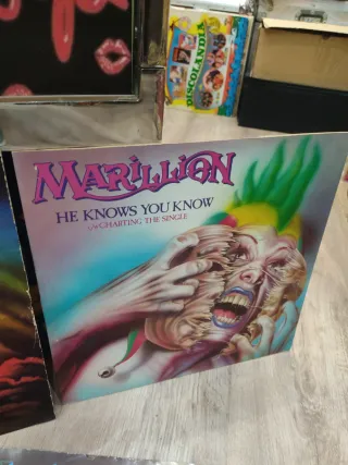 Lote 5 Vinilos Maxi Single Marillion