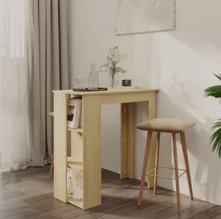 Mesa alta de madera nueva