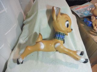 Bambi Famosa Goma Blanda 36cm Antiguo