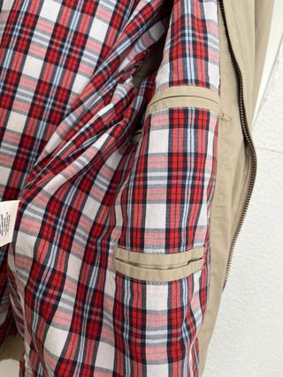 Chaqueta unisex algodón beige