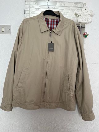 Chaqueta unisex algodón beige