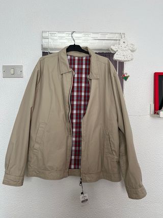 Chaqueta unisex algodón beige