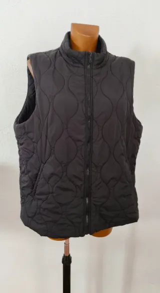 Chaleco acolchado negro