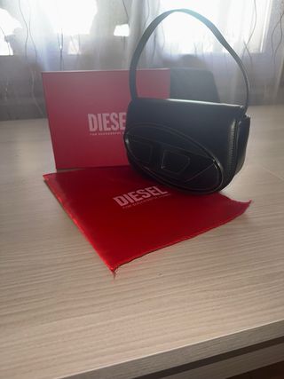Borsa Diesel Nera con Logo D