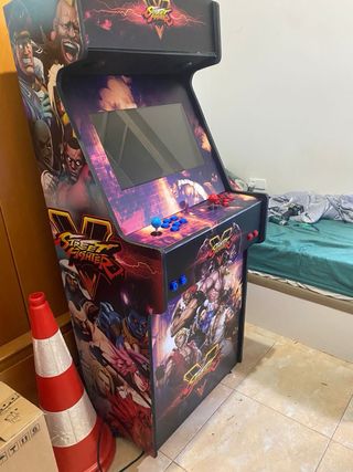 Máquina Arcade Street Fighter V.