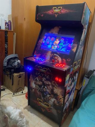 Máquina Arcade Street Fighter V.