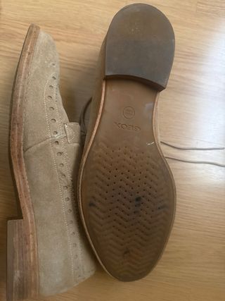 Zapatos Geox ante cordones talla 43 muy poco usado