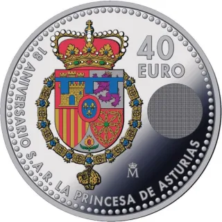 4 Moneda 30-40€ Plata España 2020-2021-2023-2025
