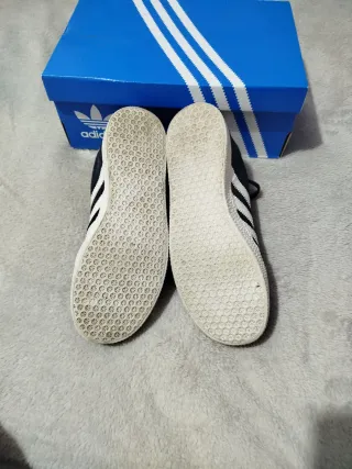 Zapatillas Adidas Gazelle Azul/Blanco