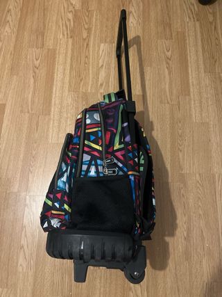 Mochila con ruedas unisex para colegio