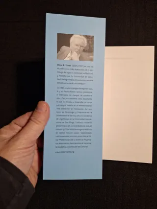 Viktor Frankl. El hombre en busca de sentido
