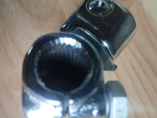 Pata de arranque pit bike cromada