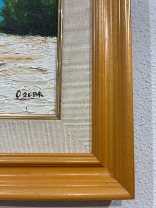 Cuadro al óleo Invierno