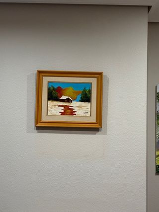 Cuadro al óleo Invierno