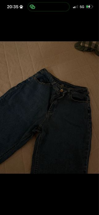 Jeans Dritti Donna Blu