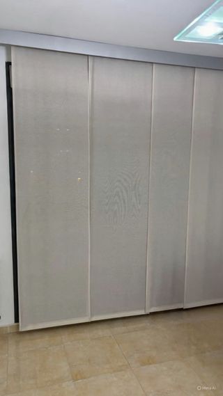 URGE VENTA Cortina Panel Japonés Blanco Roto