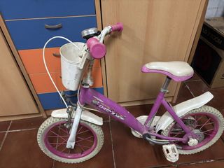 Bicicleta infantil Paw Patrol morada