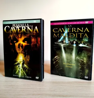 2 Películas DVD Terror: Caverna (2 Títulos)