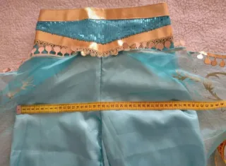 Disfraz infantil de Princesa Árabe Azul y Dorado